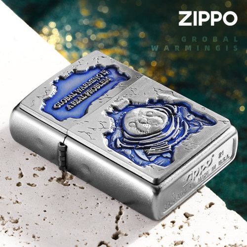 zippo打火机贴章海洋生物zippo