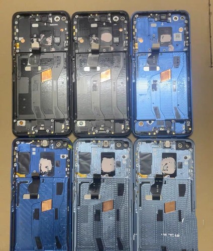 适用华为nova6拆机带框屏幕总成  荣耀V30pro拆机带框屏幕总成