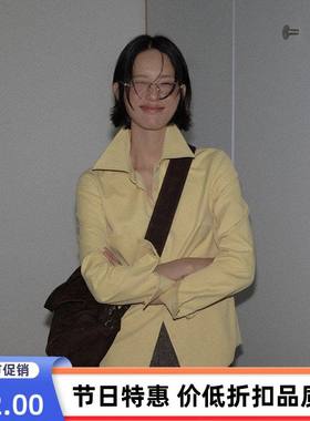 UNITY MODE 叠穿纯色打底衫POLO衫女冬季修身显瘦休闲衬衫251360