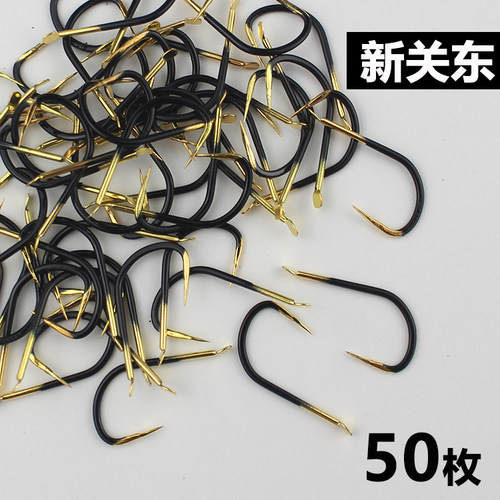 黑金鬼牙无倒刺新关东鱼钩