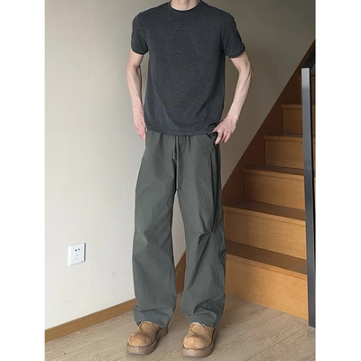 FOGEMMA美式复古纯棉水洗工装裤
