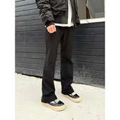 EMMA美式 户外加绒冲锋裤 男冬季 FOG 潮牌加厚运动直筒微喇休闲裤 子