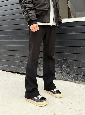 FOG EMMA美式户外加绒冲锋裤男冬季潮牌加厚运动直筒微喇休闲裤子