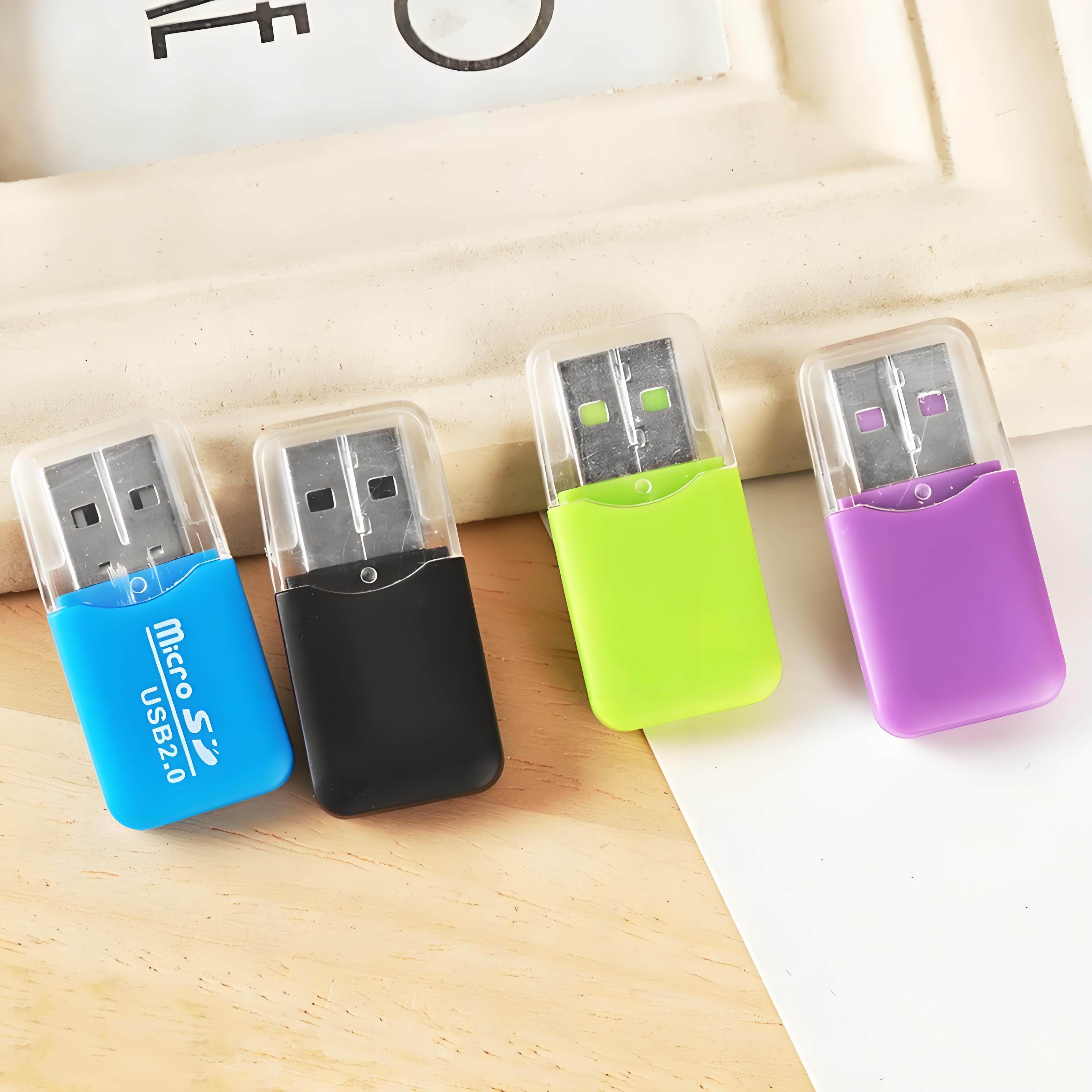 冰爽读卡器 TF内存卡相机读卡器 USB2.0高速电脑手机Type-C转接头