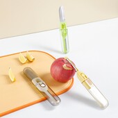 水果刀削皮刀多功能刮皮器家用折叠水果刀削皮刀水果刀二合一