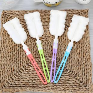 家用海绵清洗杯刷长柄母婴奶瓶清洁刷多功能洗水杯子神器清洁杯刷