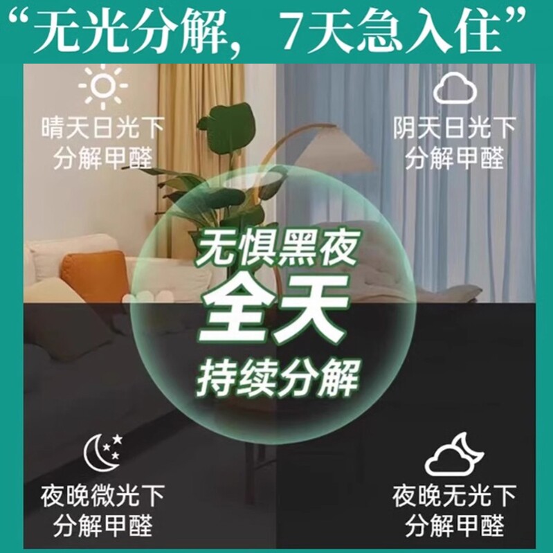 【年货节狂欢中】德国光触媒甲醛清除剂除异味新房强力型送测试仪