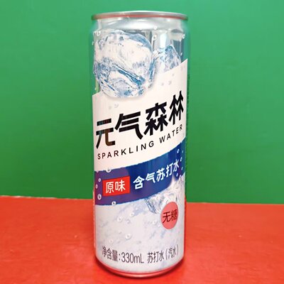 临期特价 元气森林原味含气苏打水330ml罐装 休闲饮品气泡水饮料