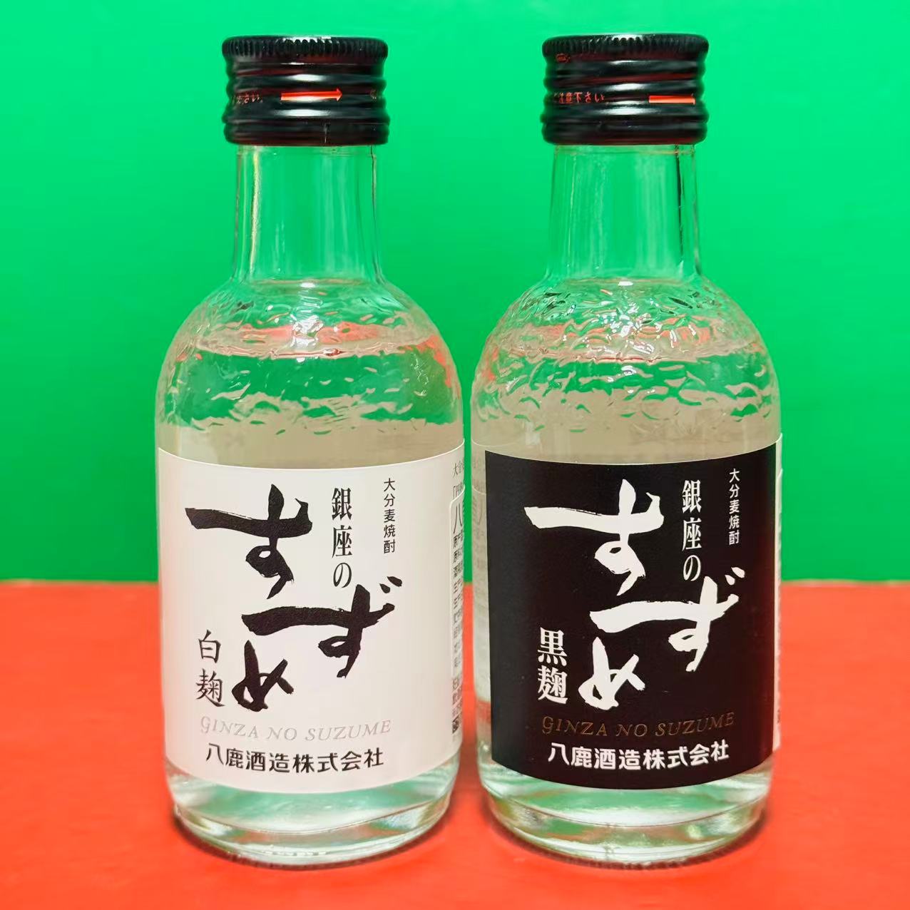 日本进口25%vol八鹿银座之雀白曲烧酒100ml瓶装蒸馏酒白酒 折扣价