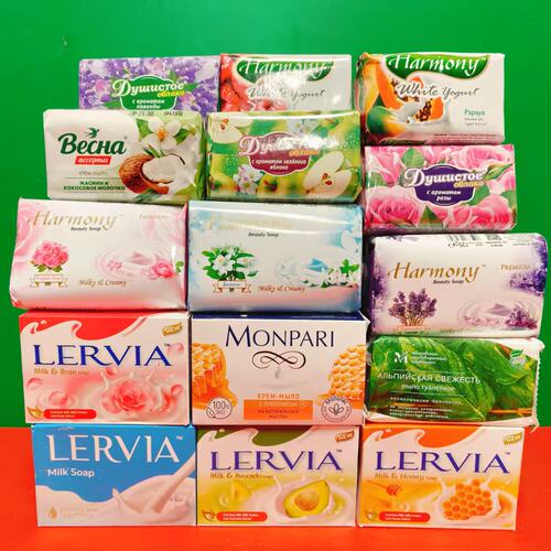 多款可选 青苹果香型玫瑰香皂蜂蜜味牛奶素方花香型沐浴洗手香皂