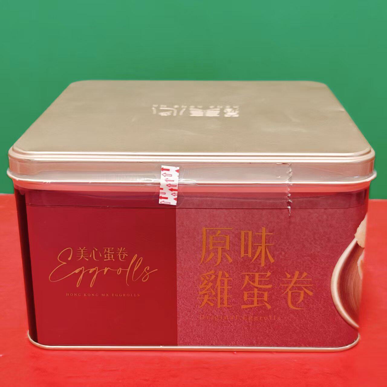 临期特价香港美心原味鸡蛋卷美心三重奏礼盒331g休闲零食蛋卷点心