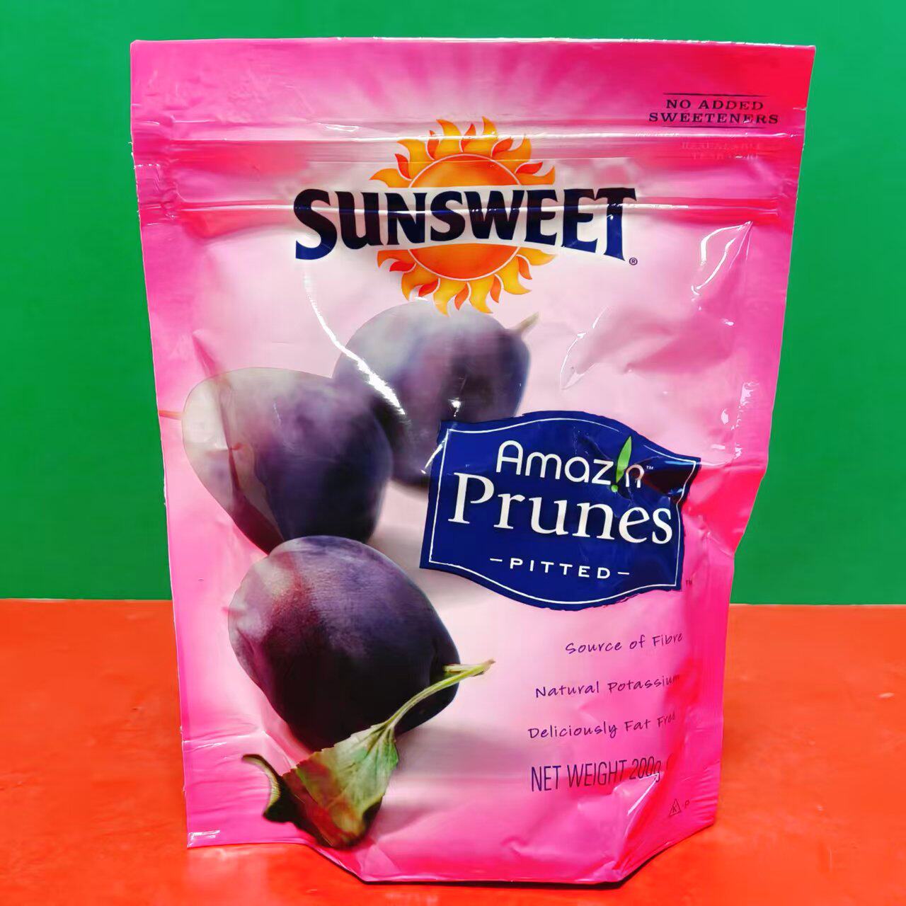 临期特价美国进口日光牌去核西梅200g袋装休闲零食蜜饯水果干制品