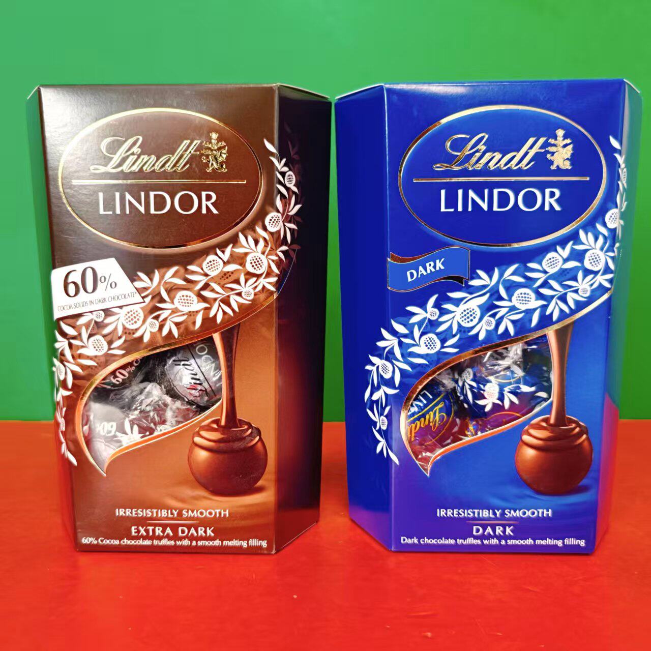 临期特价 瑞士莲特浓软心56%黑巧克力悠享装200g盒装办公休闲零食