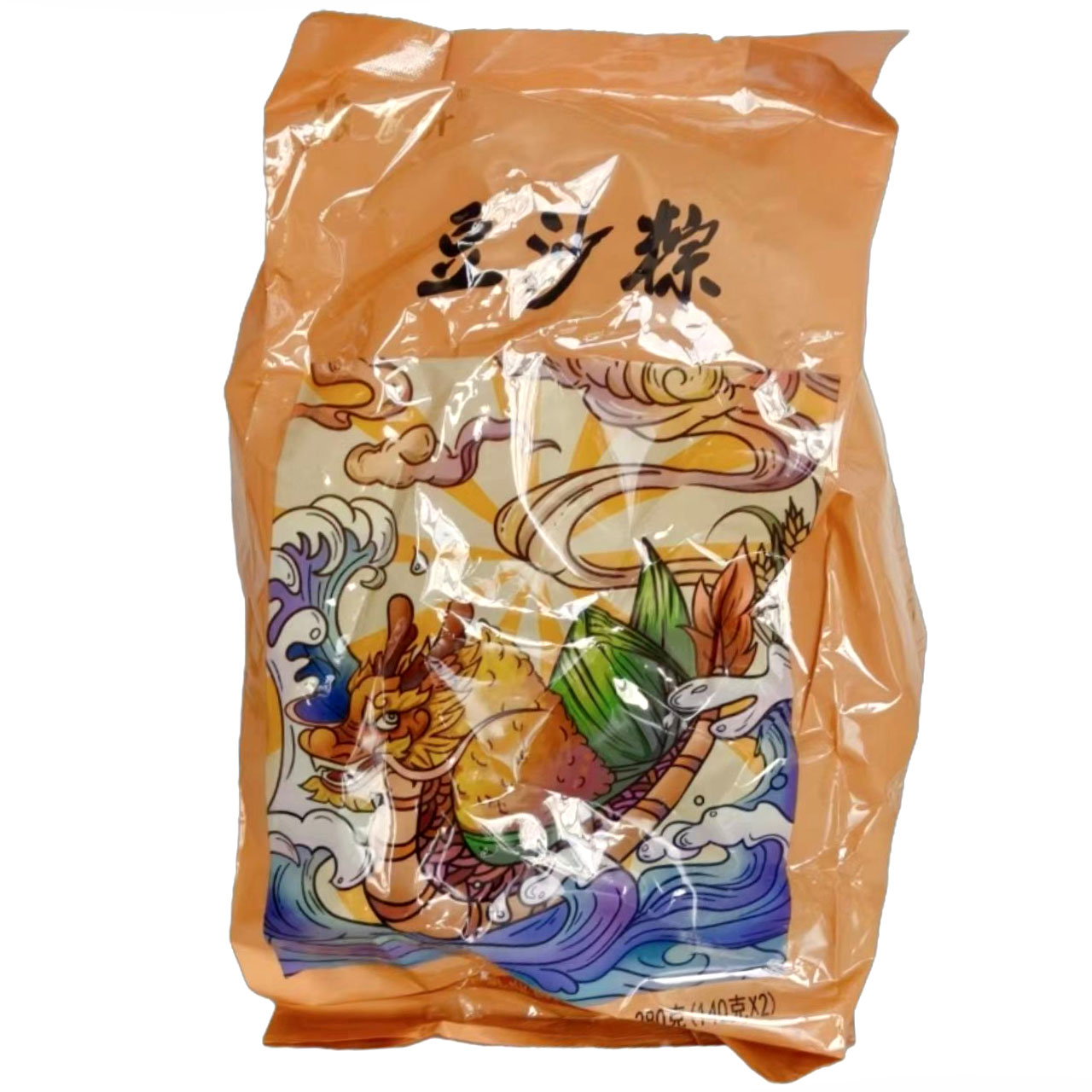 岳茂斋鲜肉粽豆沙粽280g(140g*2只)嘉兴风味粽子微波加热方便速食