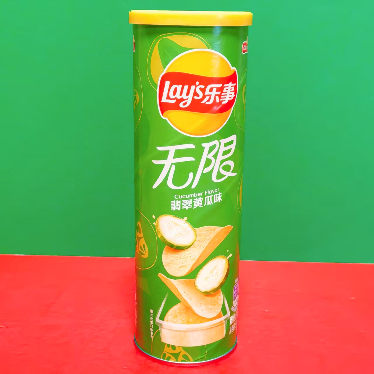 临期特价 乐事翡翠黄瓜味薯片90g桶装 煲剧休闲网红零食膨化食品