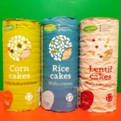 临期特价 膨化食品 波兰进口甘齿记糙米小扁豆玉米谷物圆饼135g袋装