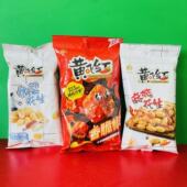 临期特价 黄Fei红品牌香脆辣椒椒盐麻辣芥末花生65g开袋即食零食