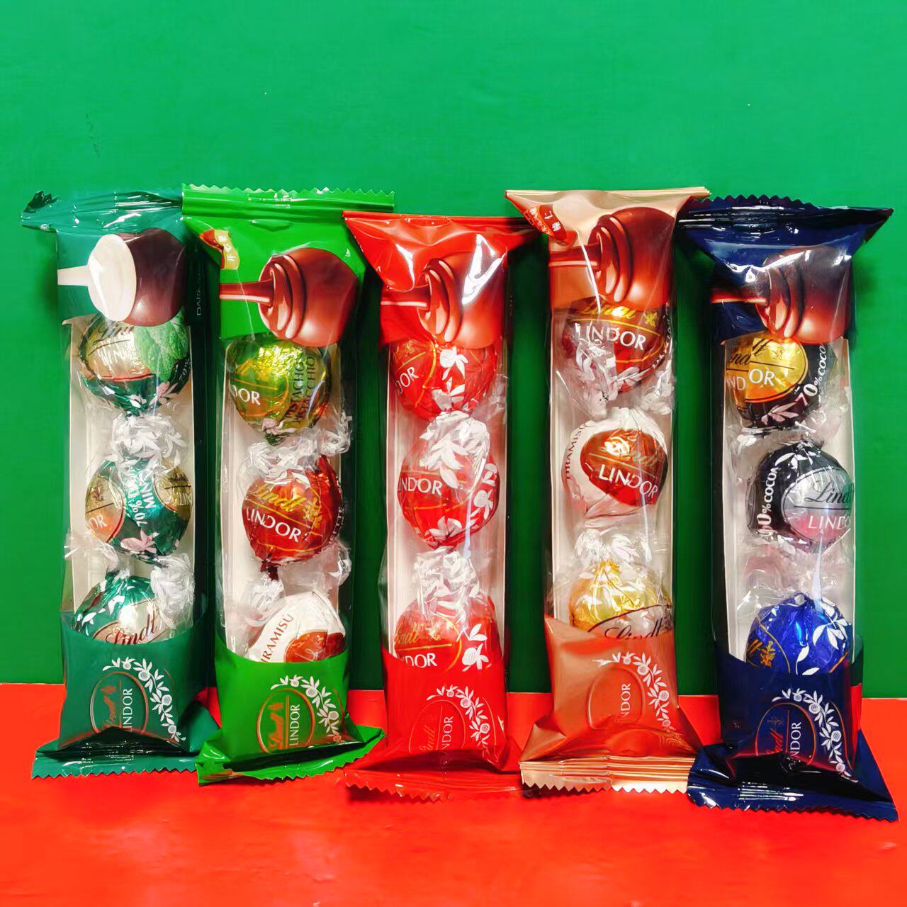 临期特价 瑞士莲软心精选牛奶巧克力薄荷风味黑巧克力36g(3粒装)