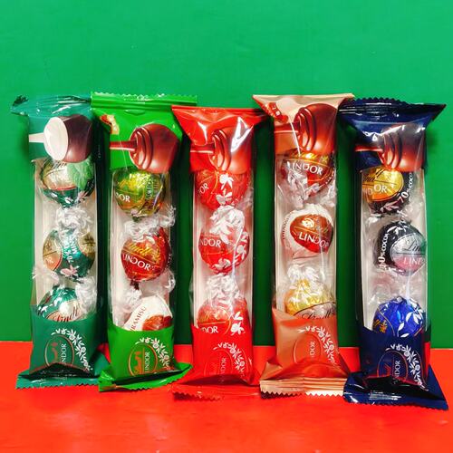 临期特价 瑞士莲软心精选牛奶巧克力薄荷风味黑巧克力36g(3粒装)