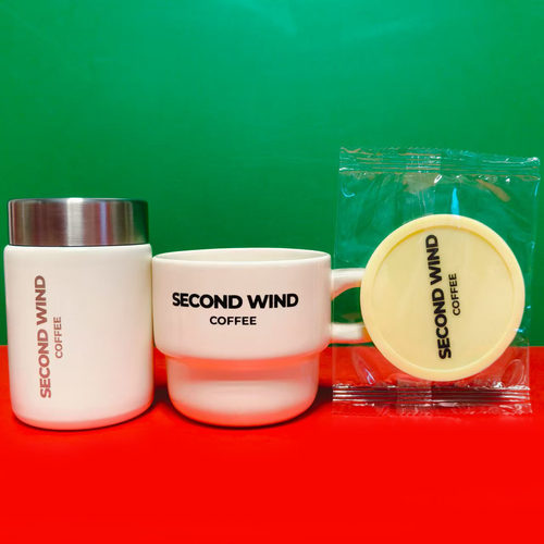 SECOND WIND咖啡杯迷你保温杯/水杯垫 办公室家用水杯简约款杯子