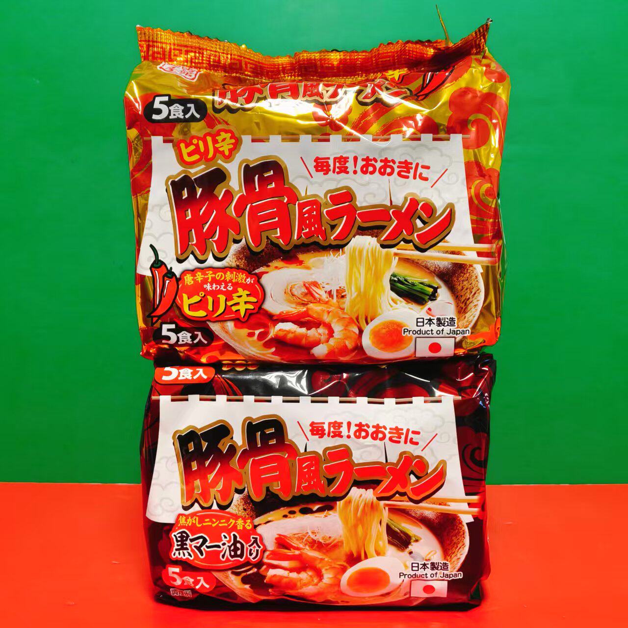 临期特价 日本进口井之正辛辣猪骨风味拉面470g(94g*5) 宿舍夜宵