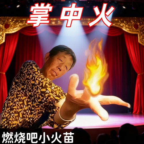 【炫酷掌中火】魔法道具魔术表演焦点操作简单易学会聚会热烈全场