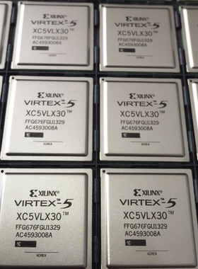 供 XC5VLX30-1FFG676C 676-BBGA 现场可编程门阵列 原装 现货实拍