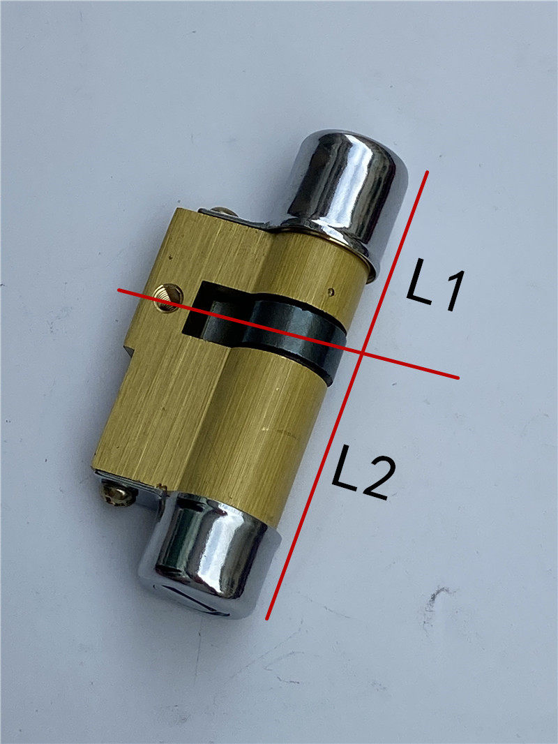 c级保德安11型通用型锁芯盼盼美心防盗门纯铜异形锁心大门锁