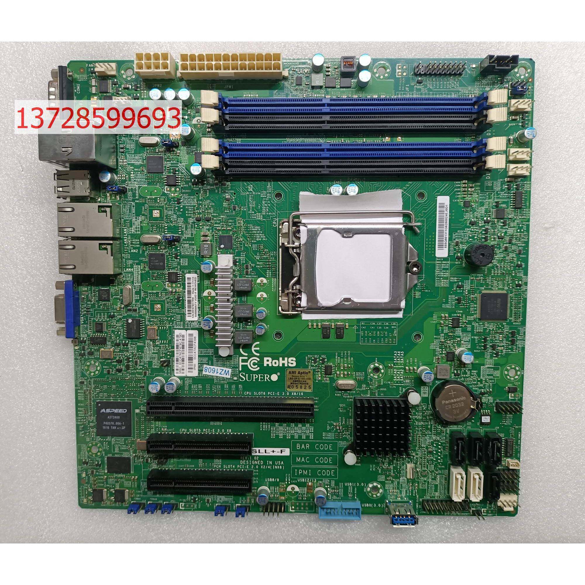 超微 x10sll -f 单路服务器主板 lga1150 e3-1200系列v3 现货