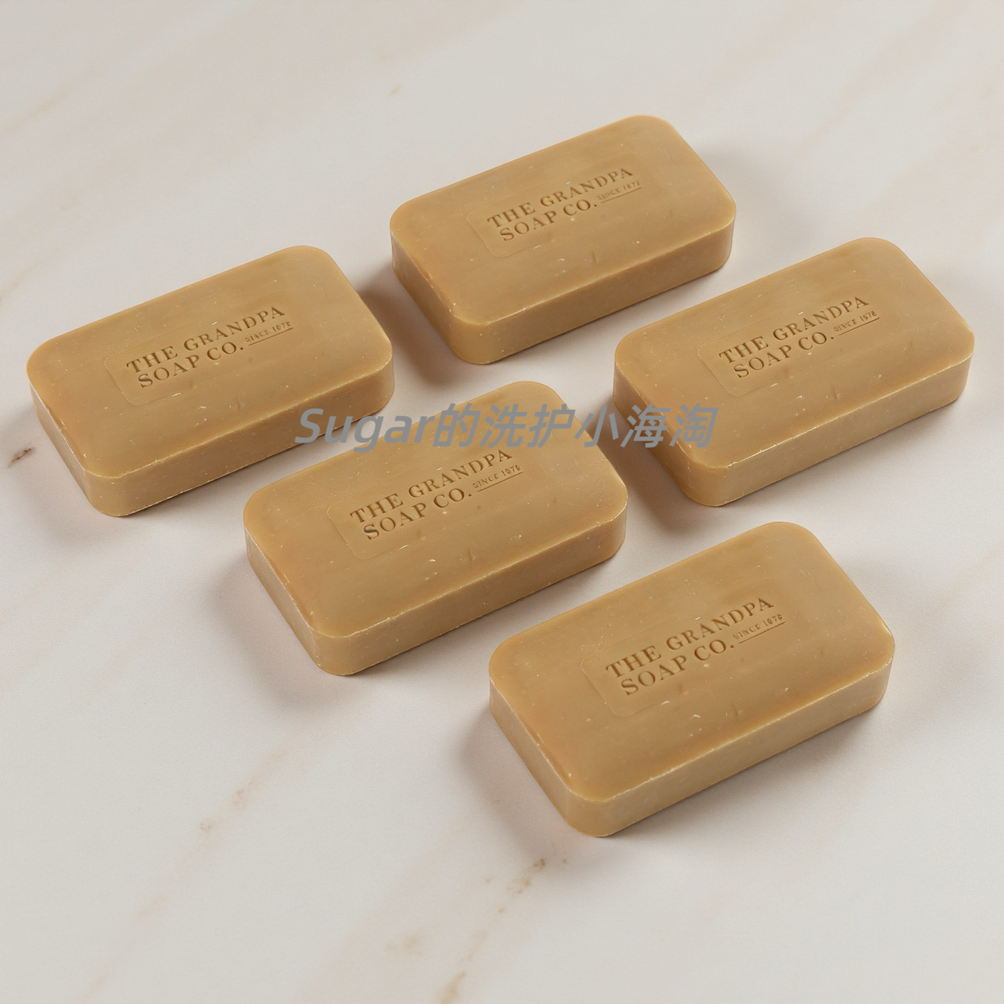 The Grandpa Soap Co面部身体松焦油3合1沐浴皂洁面皂洗发皂120g