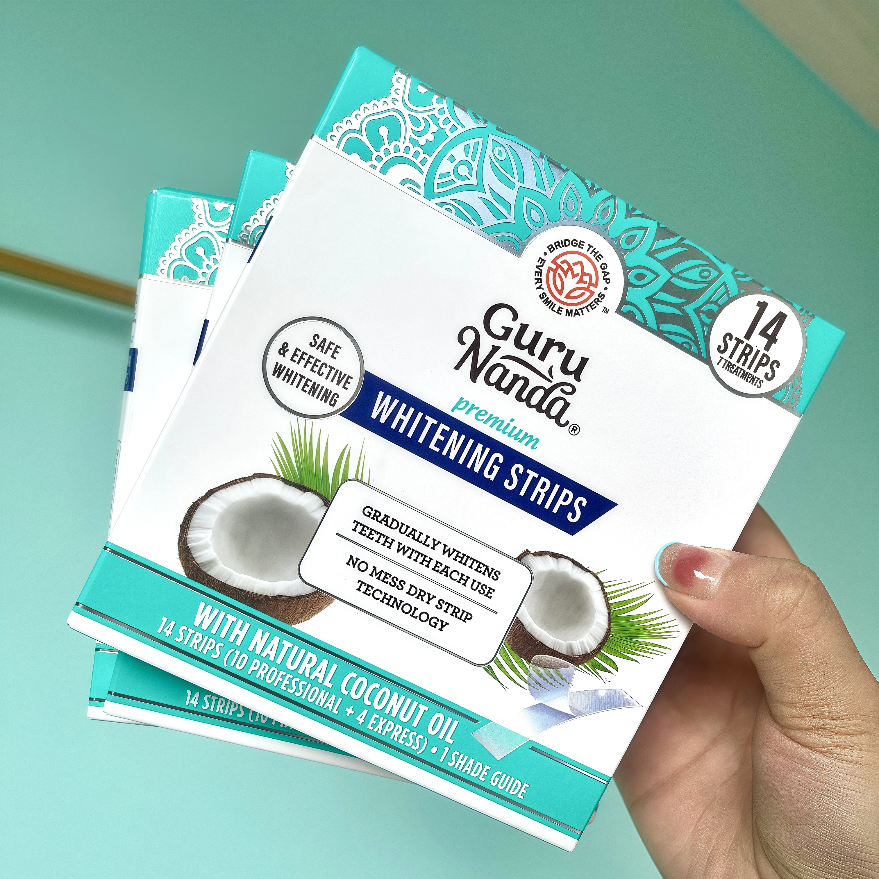 美国GuruNanda天然椰子油牙贴