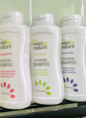 美国Madre Labs柑橘洗发水控油蓬松Mild By Nature洗发乳473ml