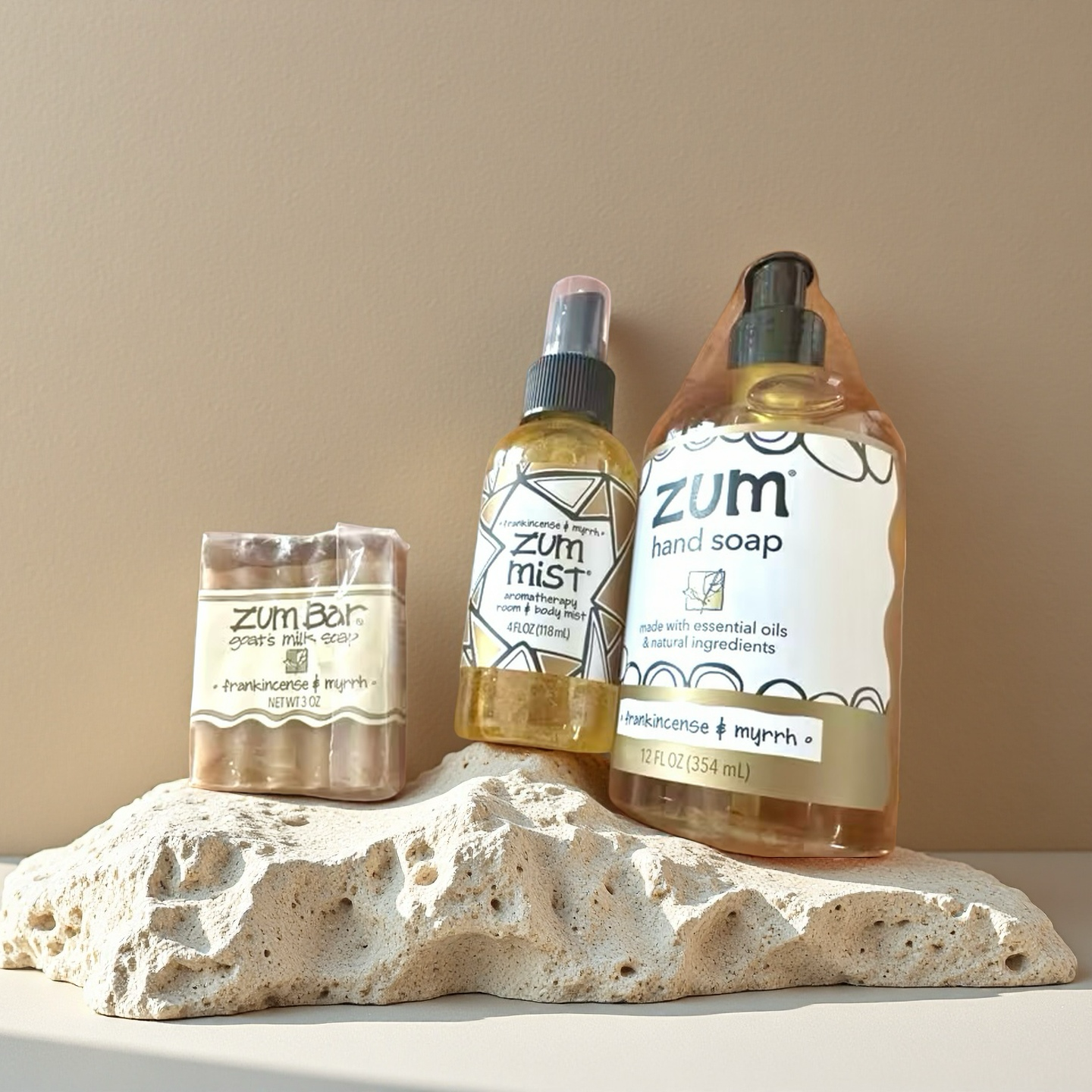 美国进口Zum洗手液乳香和没方剂香味含精油洗手液热销榜清洁354ml