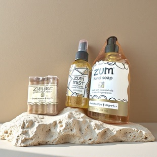 美国进口Zum洗手液乳香和没方剂香味含精油洗手液热销榜清洁354ml