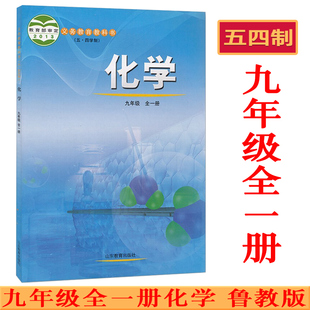 54制初中九年级上册化学书下册化学书 新版 山东教育出版 鲁教版 五四制 2024使用 社 9九年级全一册化学书课本教材教科书