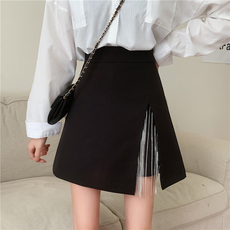 大码开叉半身夏季时尚气质包臀裙显瘦百搭职业裙一步裙女,女装/女士精品,半身裙,淘宝优惠券,粉丝福利购,淘宝优惠卷