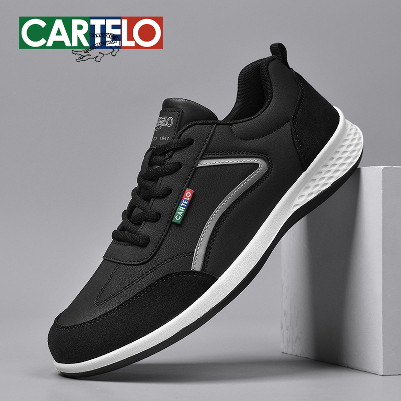 卡帝乐鳄鱼男士休闲鞋正品运动鞋