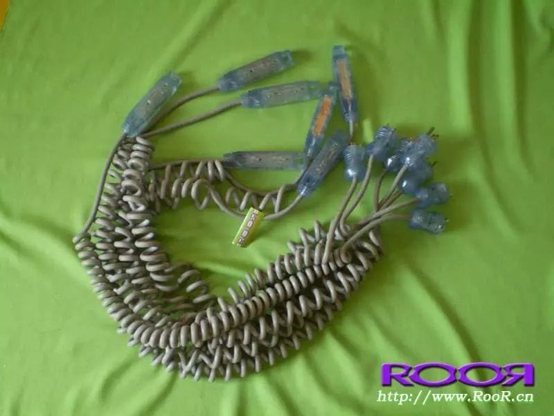 美国USA 航~空   电源插座/接线板 未拉直大概1.2米（绿