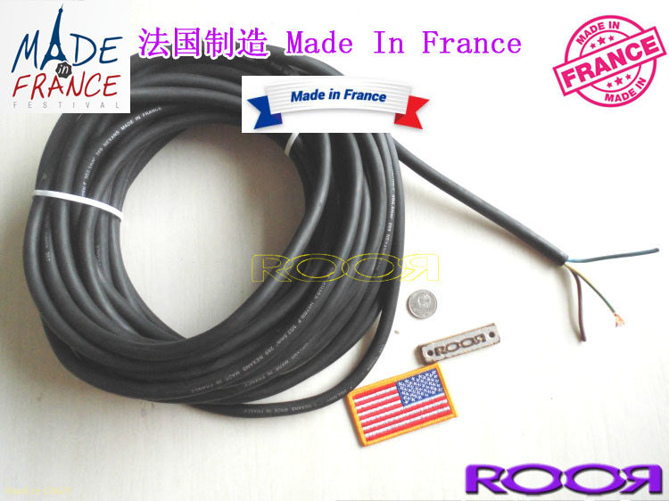 纯真 进口 法国France 原厂 紫铜 发烧音响电源线 超软线材12mm