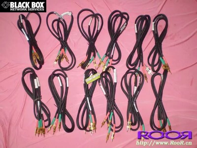 美国 原厂 BlackBox 黑盒子 高镀金3.5音频线 录音棚专用线 单条