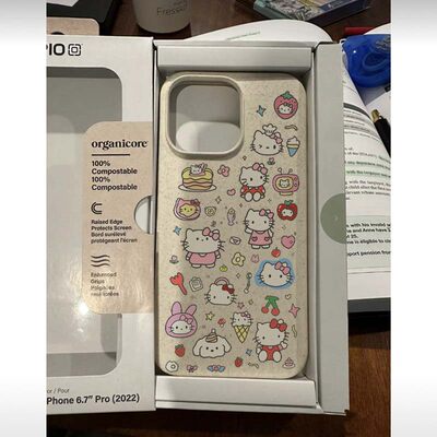 HelloKitty猫合集潮牌小麦壳适用iPhone15苹果13promax手机壳11可爱12防摔xs新款14Pro硅胶xr全包保护套软壳