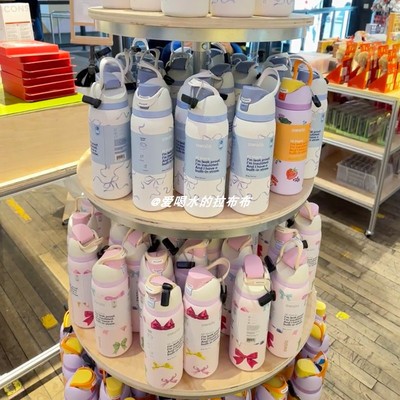 owala保温杯Freesip水杯锈钢带吸管保温杯动杯弹盖杯手提杯