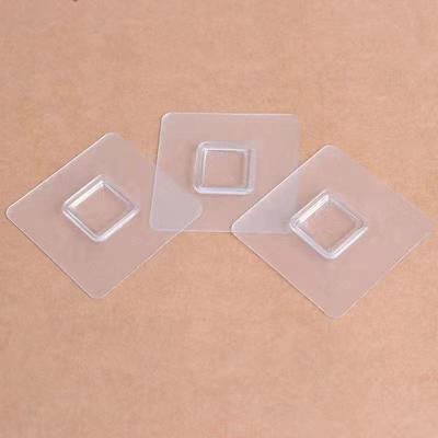 强力粘钩置物架透明无痕挤牙膏器