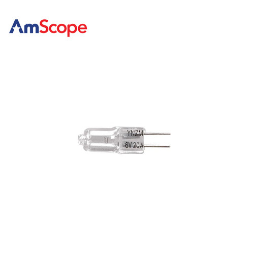 AmScope 用于显微镜的6V 20W卤素灯泡显微镜配件