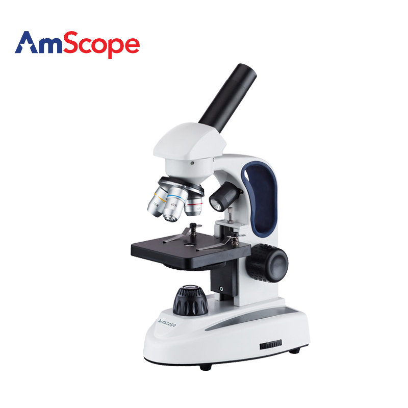 amscope学生儿童玻璃复合显微镜