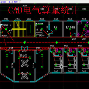 机电设备算量桥架电缆工程量统计清单管道配电箱灯具数量统计