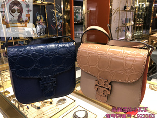 MCGRAW马鞍包鳄鱼纹单肩斜跨 美国代购 TB女包TORY BURCH 差包 包邮
