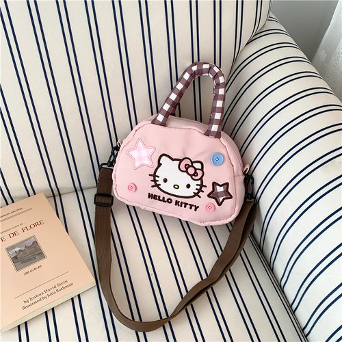 HelloKitty云朵斜挎手机包