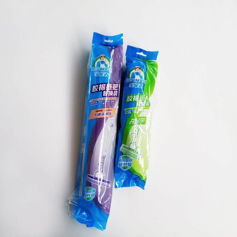 宝家洁大块头J4OO胶棉拖把原装替换头海绵头胶棉头拖把配件卡上的