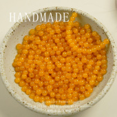 4mm纯色玉料琉璃珠散珠串珠DIY手工饰品配件手链项链饰品配件